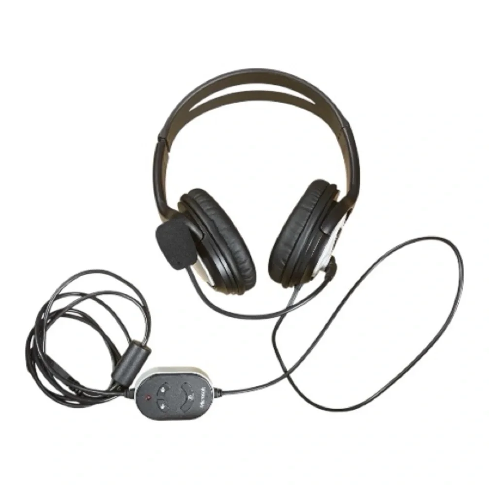 Microsoft LifeChat LX-3000 Noise-Cancelling USB Headset Model 1084 | EUC